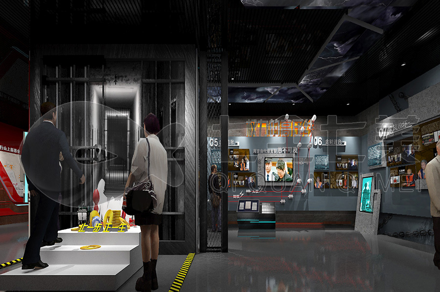 廉明教育基地-沉浸式廉潔文化教育館方案設(shè)計-紀委預(yù)防職務(wù)犯罪文化教育館產(chǎn)品-網(wǎng)上3d廉明警示教育展館設(shè)計平面圖