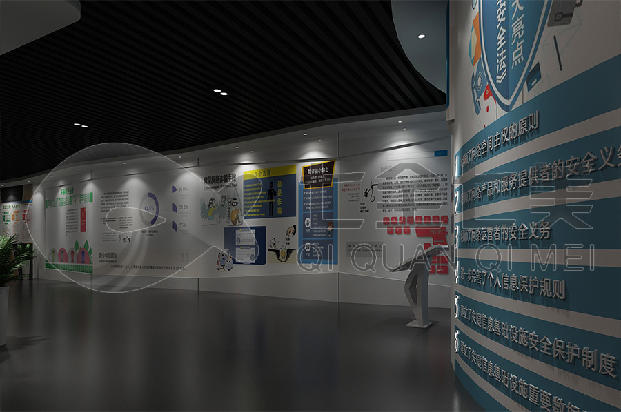 學校普法中心-普法教育展館方案設計-沉浸式普法展廳設備展示-未成年普法展館設計圖片