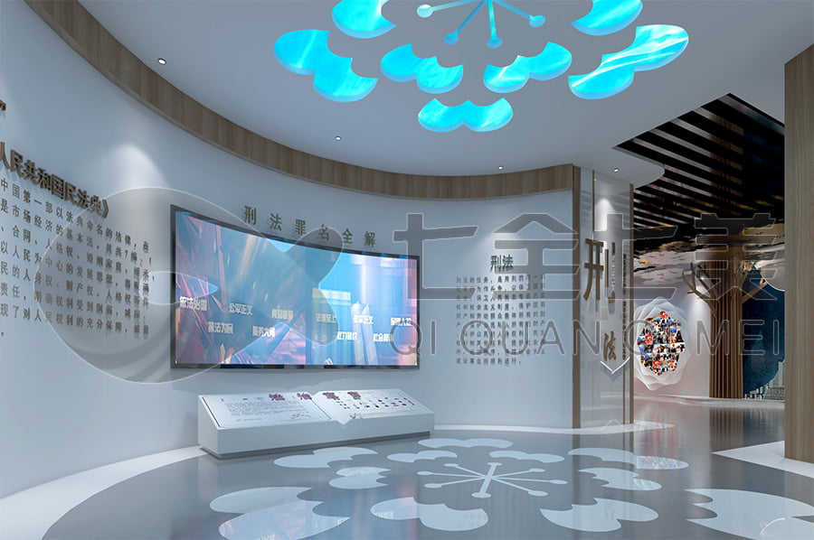 青少年法治教育展館，法治文化教育基地設(shè)備，法院法治示范基地設(shè)計(jì)平面圖