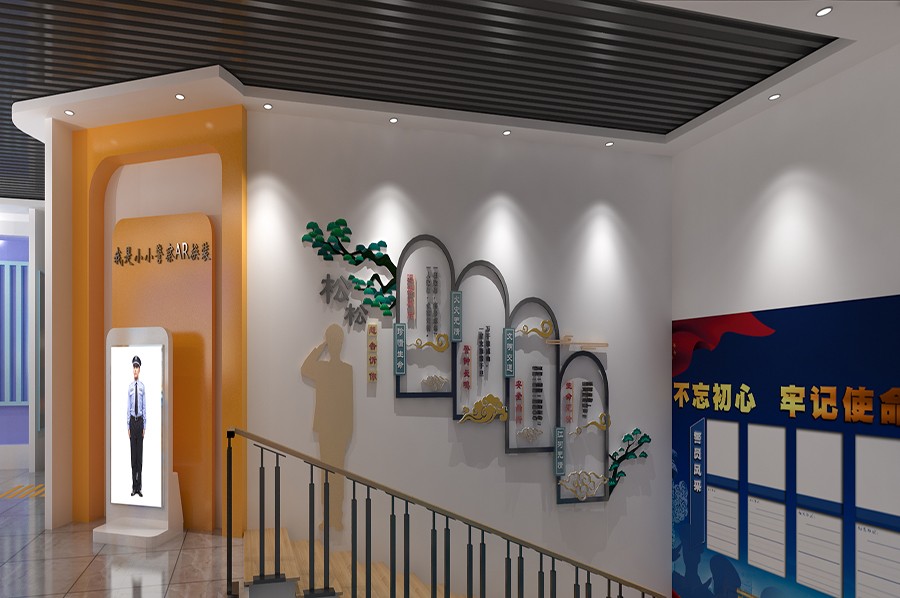 警史館策劃,派出所警史展廳建設(shè),交警警史展覽館施工圖