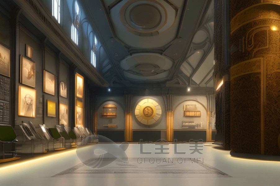校史館展廳, 校史館設(shè)計效果圖, 校史館內(nèi)容設(shè)計