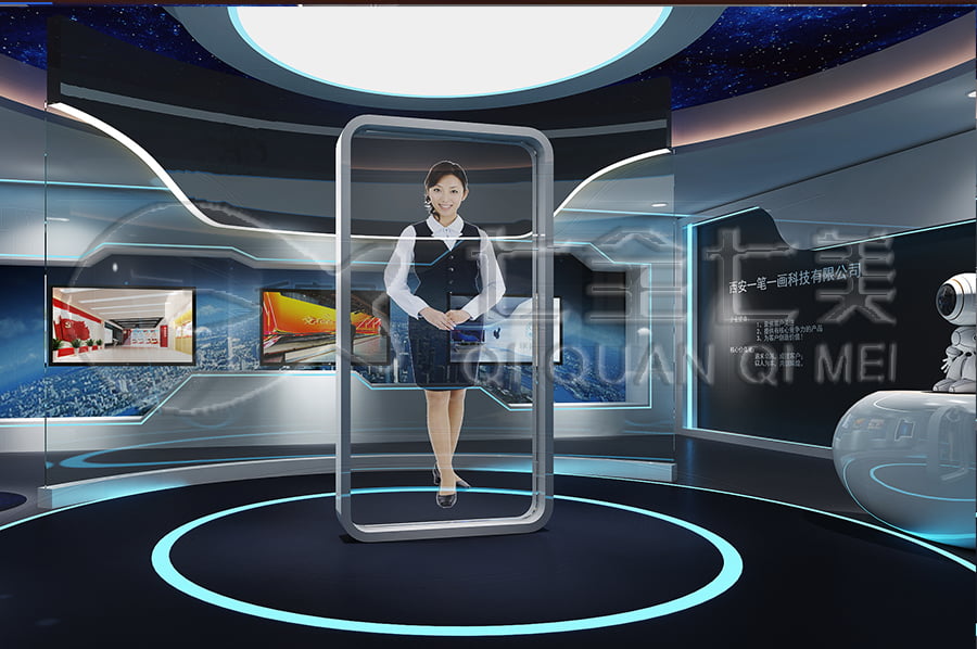 禁毒展廳效果圖，多媒體禁毒防艾基地施工，禁毒防艾宣傳基地設(shè)計(jì)布局