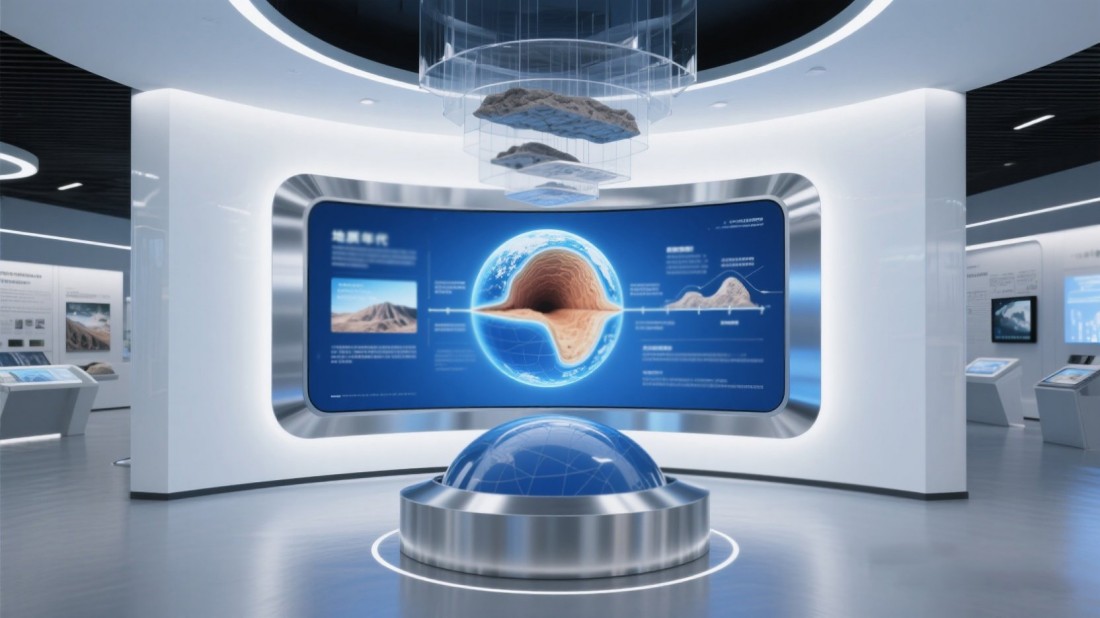 多媒體地質(zhì)博物館效果圖